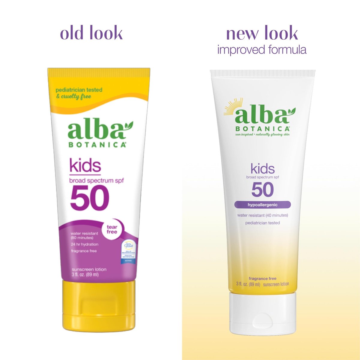 Alba Botanica Kids Sunscreen Body Lotion SPF 50, 3 oz | Mineral-Based, Reef-Safe Sun Protection - görsel 3