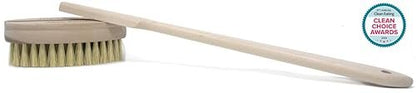 Yerba Prima Tampico Skin Brush for Exfoliation, Dry Brushing, and Blood Circulation with Natural Fiber Bristles and an All-Natural Maple Wood Handle - 1 Brush Avelisse
