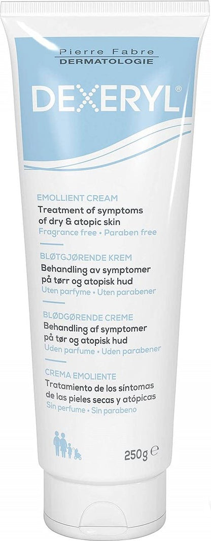 Dexeryl Cream 250g by Pierre Fabre – Intensive Moisturizing Cream for Dry Skin Avelisse