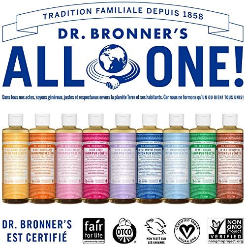 Dr. Bronner's Liquid Soap - 946 ml (32 oz) - All-One Hemp Peppermint Pure-Castile Soap - görsel 6