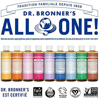 Dr. Bronner's Liquid Soap - 946 ml (32 oz) - All-One Hemp Peppermint Pure-Castile Soap