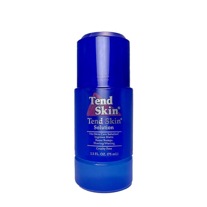 Tend Skin Razor Bump Solution Refillable Roll-On - Ingrown Hair Treatment & Post-Shave Toner for Men & Women, 2.5 Oz Avelisse