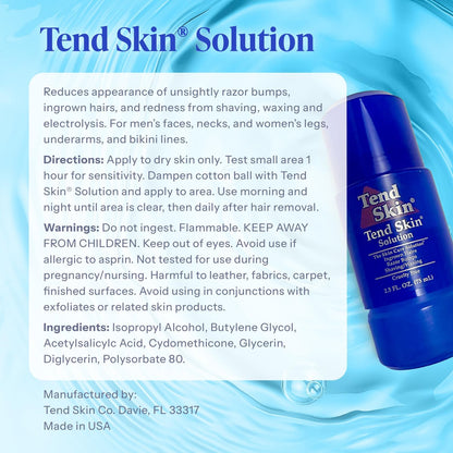 Tend Skin Air Shave Gel Advanced Hydrating & Moisturizing Formula, 8 Oz Avelisse