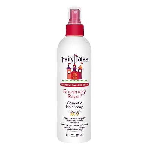 Fairy Tales Rosemary Repel Daily Kids Hair Spray – Kid-Safe Lice Prevention with Great Smell, 8 fl oz - görsel 1