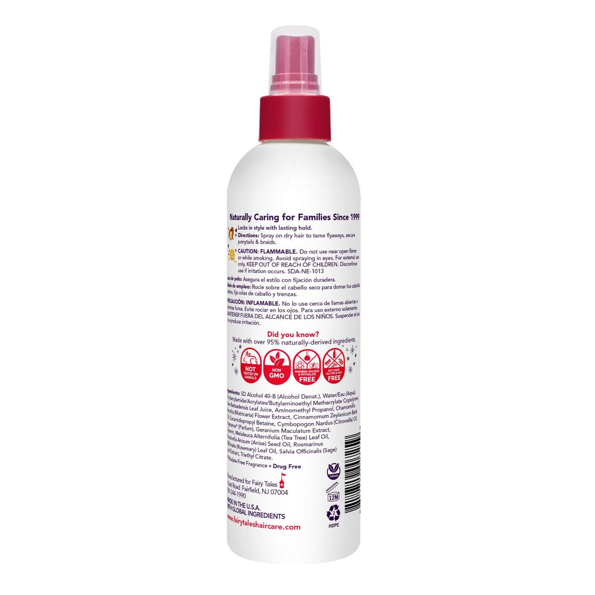 Fairy Tales Rosemary Repel Daily Kids Hair Spray – Kid-Safe Lice Prevention with Great Smell, 8 fl oz - görsel 4