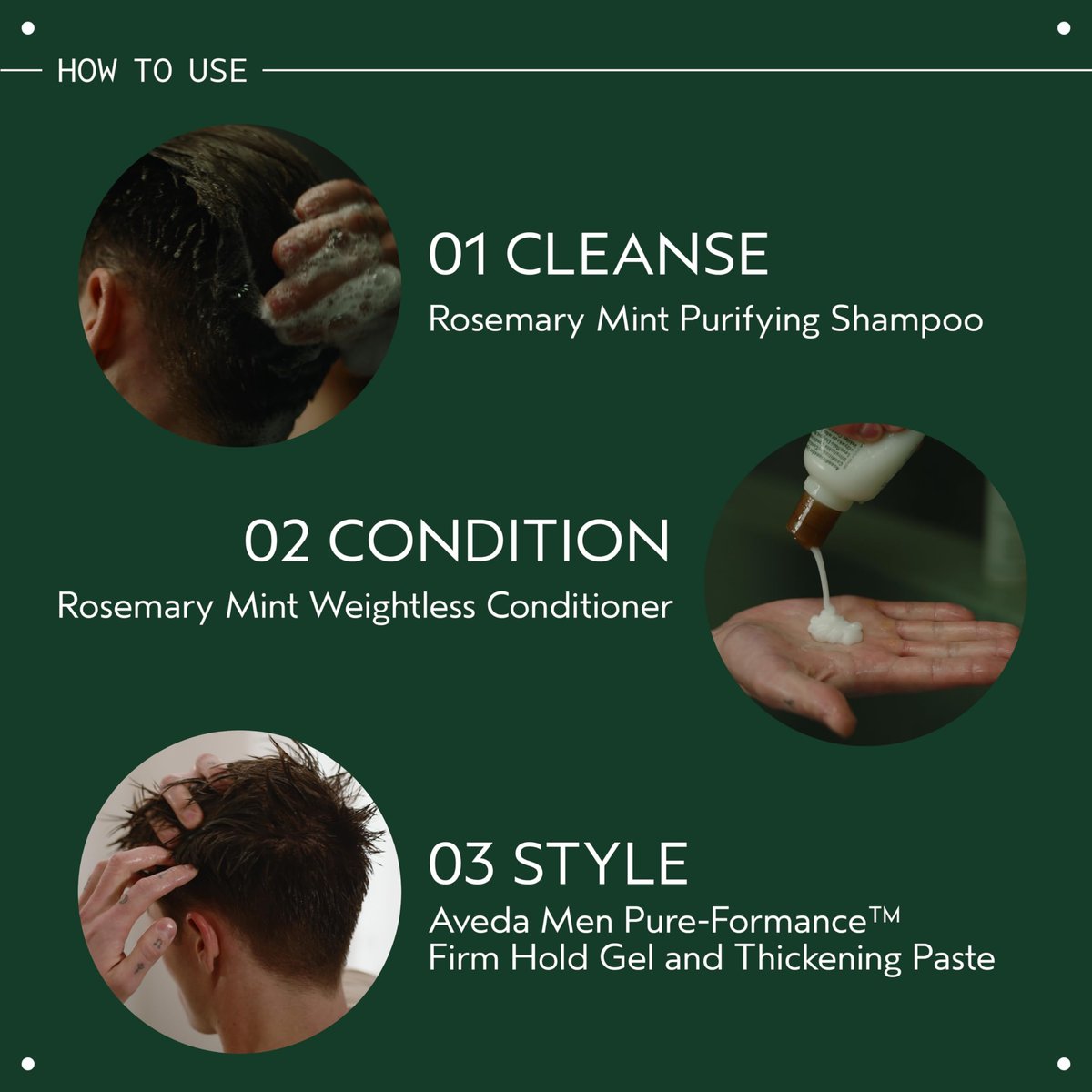 Aveda Men Pure-Formance Firm Hold Hair Gel – Maximum Hold, Control & Shine, 93% Naturally Derived, 5 Fl Oz Avelisse