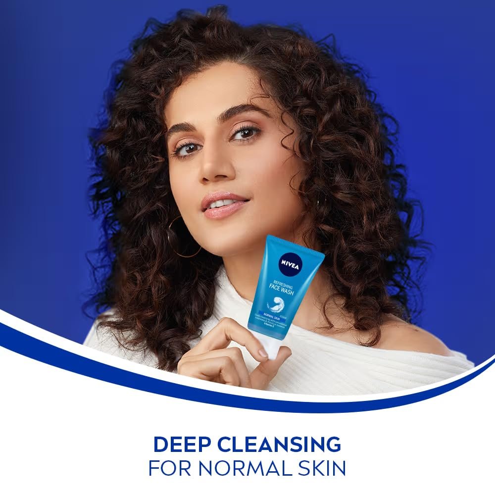 NIVEA Refreshing Face Wash for Normal Skin with Vitamin E, 150ml Avelisse