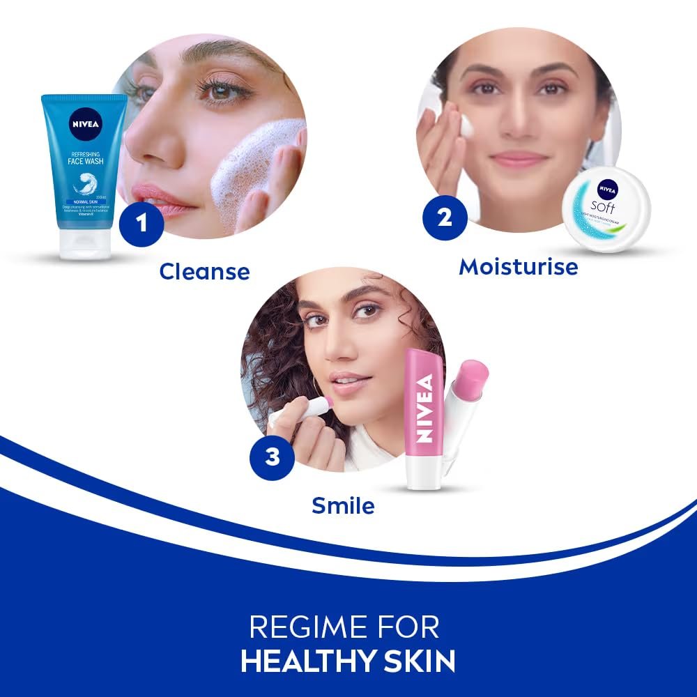 NIVEA Refreshing Face Wash for Normal Skin with Vitamin E, 150ml Avelisse