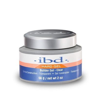 IBD Hard Builder Gel for Nails – Clear, UV/LED Gel for Nail Extensions & Sculpting, Strong Long-Lasting Enhancement, 2 oz Avelisse