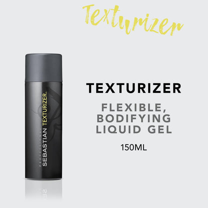 Sebastian Professional Texturizer Bodifying Liquid Gel – Flexible Hold & Textured Definition for Hair Styling, 5.1 fl oz Avelisse