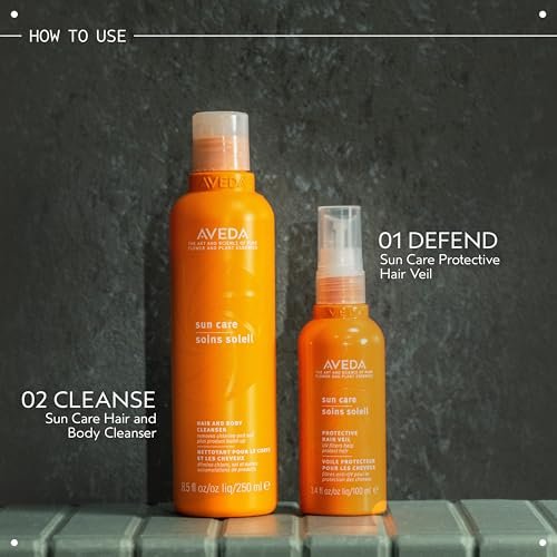 Aveda Sun Care Hair & Body Cleanser – Removes Chlorine, Salt & Product Residue – Color Safe – with Coconut Oil – for All Hair Types – 96% Naturally Derived – 8.5 fl oz Avelisse