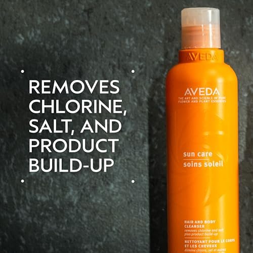 Aveda Sun Care Hair & Body Cleanser – Removes Chlorine, Salt & Product Residue – Color Safe – with Coconut Oil – for All Hair Types – 96% Naturally Derived – 8.5 fl oz Avelisse