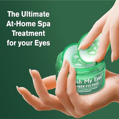 Fran Wilson Nourish My Eyes Eye Pads - Cucumber - 36 Count - Soothe Tired Eyes, Reduce Puffiness & Dark Circles, Hydrate & Refresh Avelisse