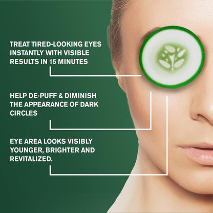 Fran Wilson Nourish My Eyes Eye Pads - Cucumber - 36 Count - Soothe Tired Eyes, Reduce Puffiness & Dark Circles, Hydrate & Refresh Avelisse
