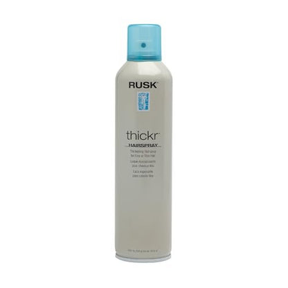 RUSK Thickr Thickening Hairspray - Volumizing & Texturizing Hair Spray for Fine Hair (10 Fl Oz)
