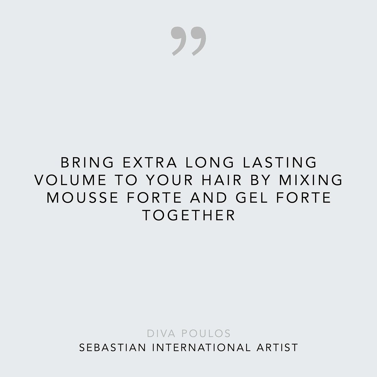Sebastian Professional Mousse Forte Strong-Hold Hair Styling Mousse for Volume & Body, Heat Protection, 7 oz Avelisse