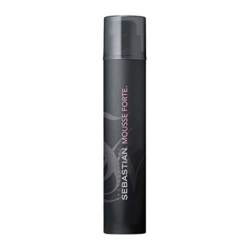 Sebastian Professional Mousse Forte Strong-Hold Hair Styling Mousse for Volume & Body, Heat Protection, 7 oz Avelisse