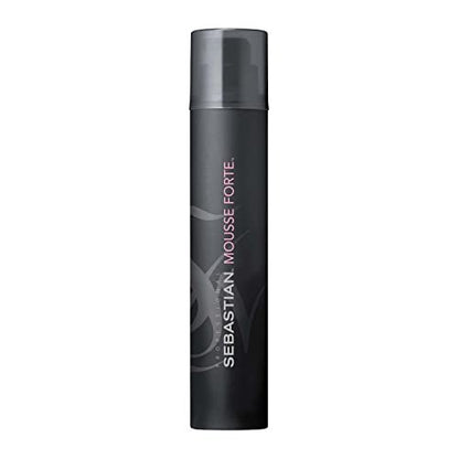 Sebastian Professional Mousse Forte Strong-Hold Hair Styling Mousse for Volume & Body, Heat Protection, 7 oz Avelisse