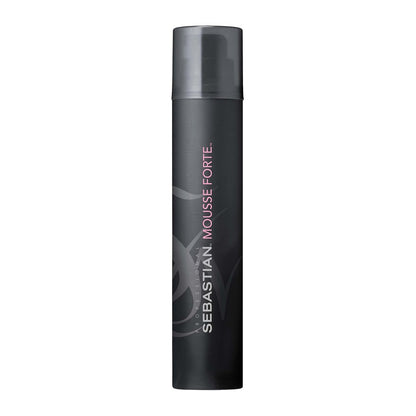 Sebastian Professional Mousse Forte Strong-Hold Hair Styling Mousse for Volume & Body, Heat Protection, 7 oz Avelisse