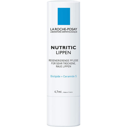 La Roche-Posay Nutritic Lip Balm for Very Dry Lips – Soothe & Repair with Shea Butter & Ceramides, 0.15 Fl Oz