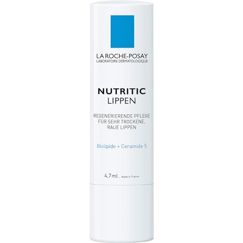 La Roche-Posay Nutritic Lip Balm for Very Dry Lips – Soothe & Repair with Shea Butter & Ceramides, 0.15 Fl Oz - görsel 1