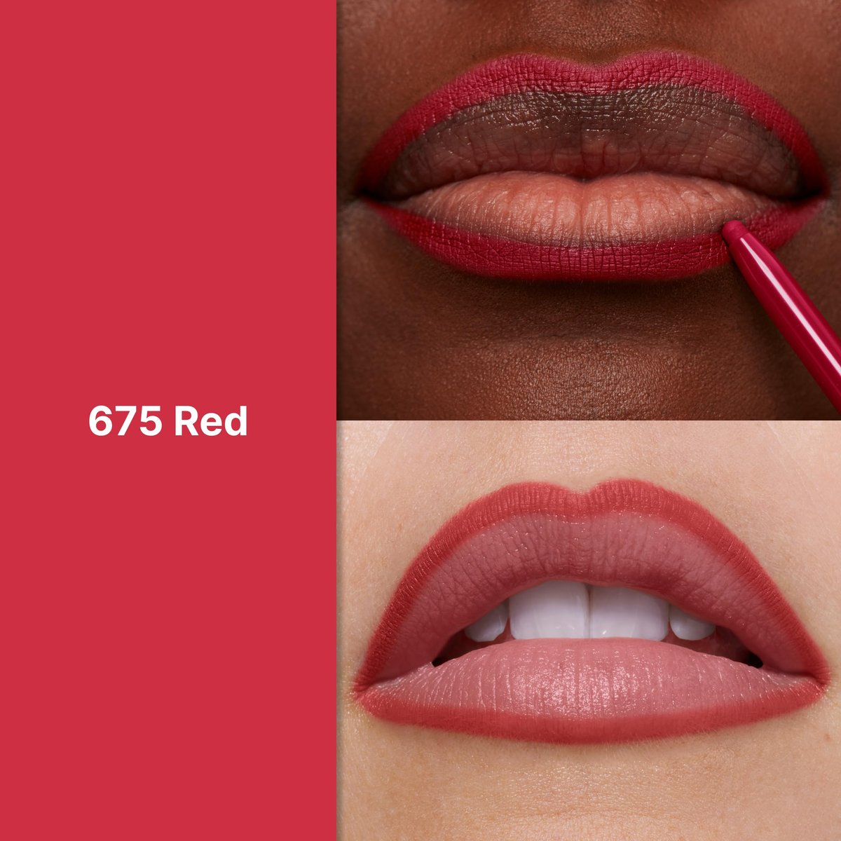 Revlon Colorstay Lip Liner with Built-In Sharpener - Longwear Red Lip Liner, 675 Red, 0.01 oz - görsel 3