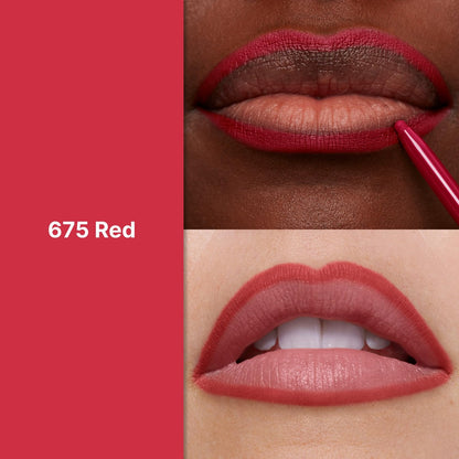 Revlon Colorstay Lip Liner with Built-In Sharpener - Longwear Red Lip Liner, 675 Red, 0.01 oz