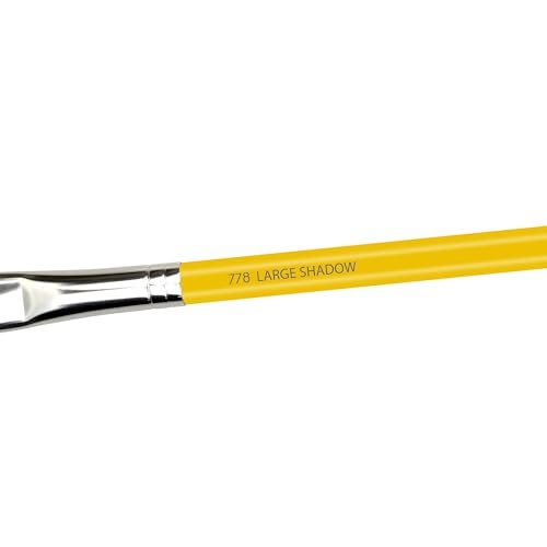Bdellium Tools Studio Series 778 Large Shadow Brush – Yellow, Mixed Fibers for Flawless Eyeshadow Application - görsel 7