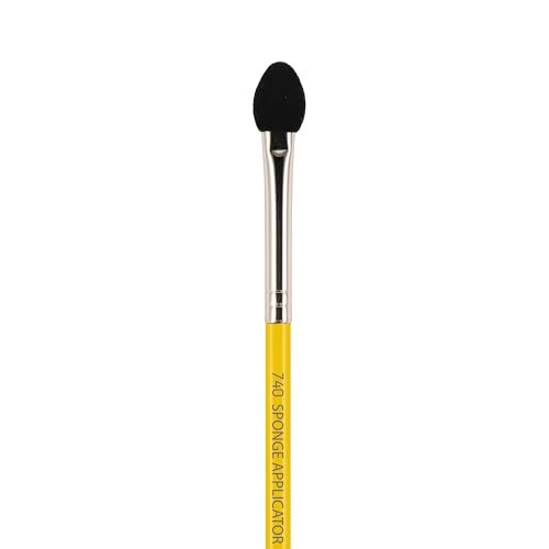Bdellium Tools Professional Studio Series 740 Sponge Applicator - Soft Rubycell Foam Eyeshadow Brush for Precise Powder Application (Yellow) - görsel 4