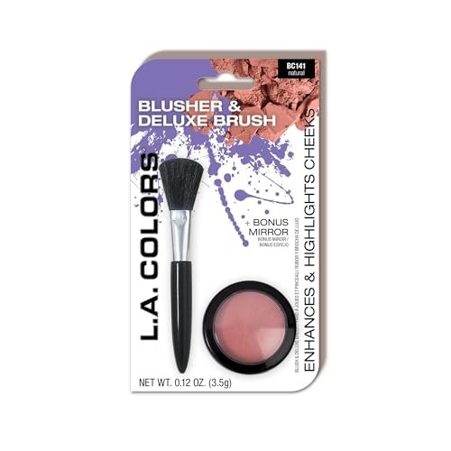 L.A. COLORS Blush Value Pack – Natural Shade, 3-Piece Set for a Flawless Glow - görsel 2