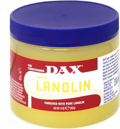 Dax Super Lanolin Hair Conditioner - 14 fl oz | Moisturizing Treatment for Dry Hair Avelisse
