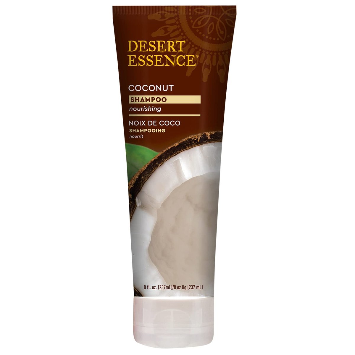 Desert Essence Coconut Shampoo - Nourishing Dry Hair with Coconut Oil, Shea Butter & Hemp Oil, 8 fl oz - görsel 4