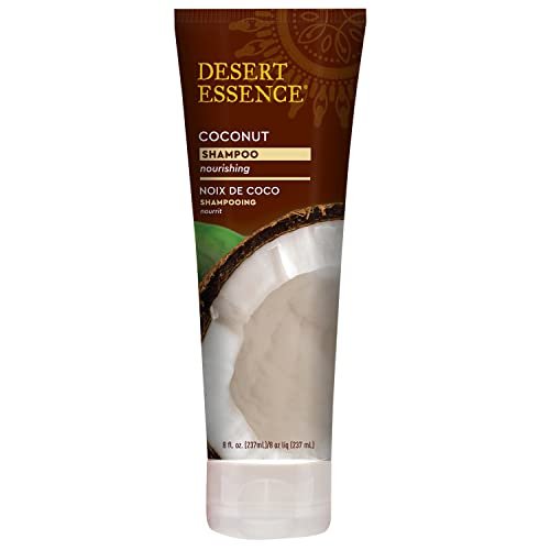 Desert Essence Coconut Shampoo - Nourishing Dry Hair with Coconut Oil, Shea Butter & Hemp Oil, 8 fl oz - görsel 3