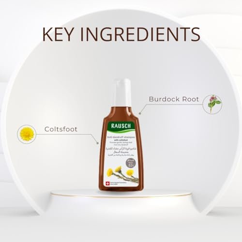 RAUSCH Coltsfoot Anti-Dandruff Shampoo 200 ml – Effective Dandruff Control & Scalp Care Avelisse
