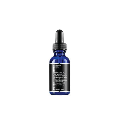 Peter Thomas Roth Retinol Fusion PM Night Serum - 1.5% Microencapsulated Retinol for Fine Lines, Wrinkles, Uneven Skin Tone & Texture Avelisse