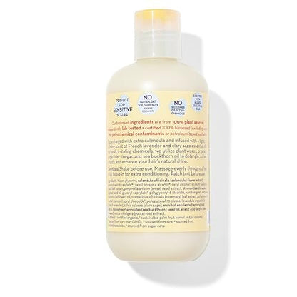 California Baby Calendula Hair Conditioner - 100% Plant-Based Kids Conditioner, Rinse-out or Leave-in, Lavender Scent, 8.5 oz