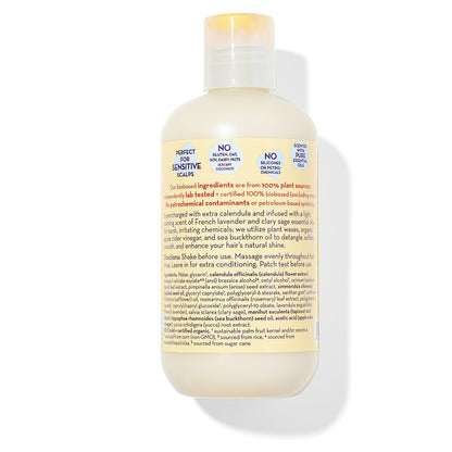 California Baby Calendula Hair Conditioner - 100% Plant-Based Kids Conditioner, Rinse-out or Leave-in, Lavender Scent, 8.5 oz