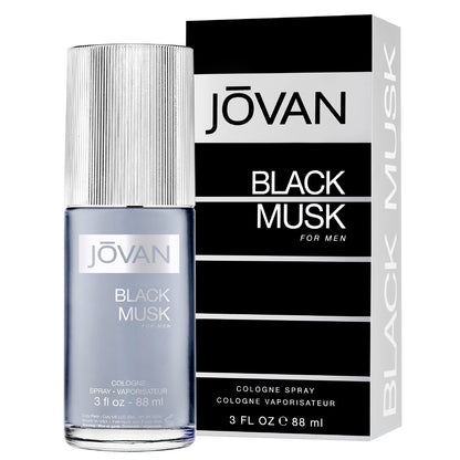 Jovan Black Musk Cologne Spray for Men - 3 oz | Bold & Sensual Fragrance