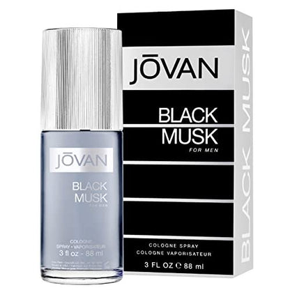 Jovan Black Musk Cologne Spray for Men - 3 oz | Bold & Sensual Fragrance