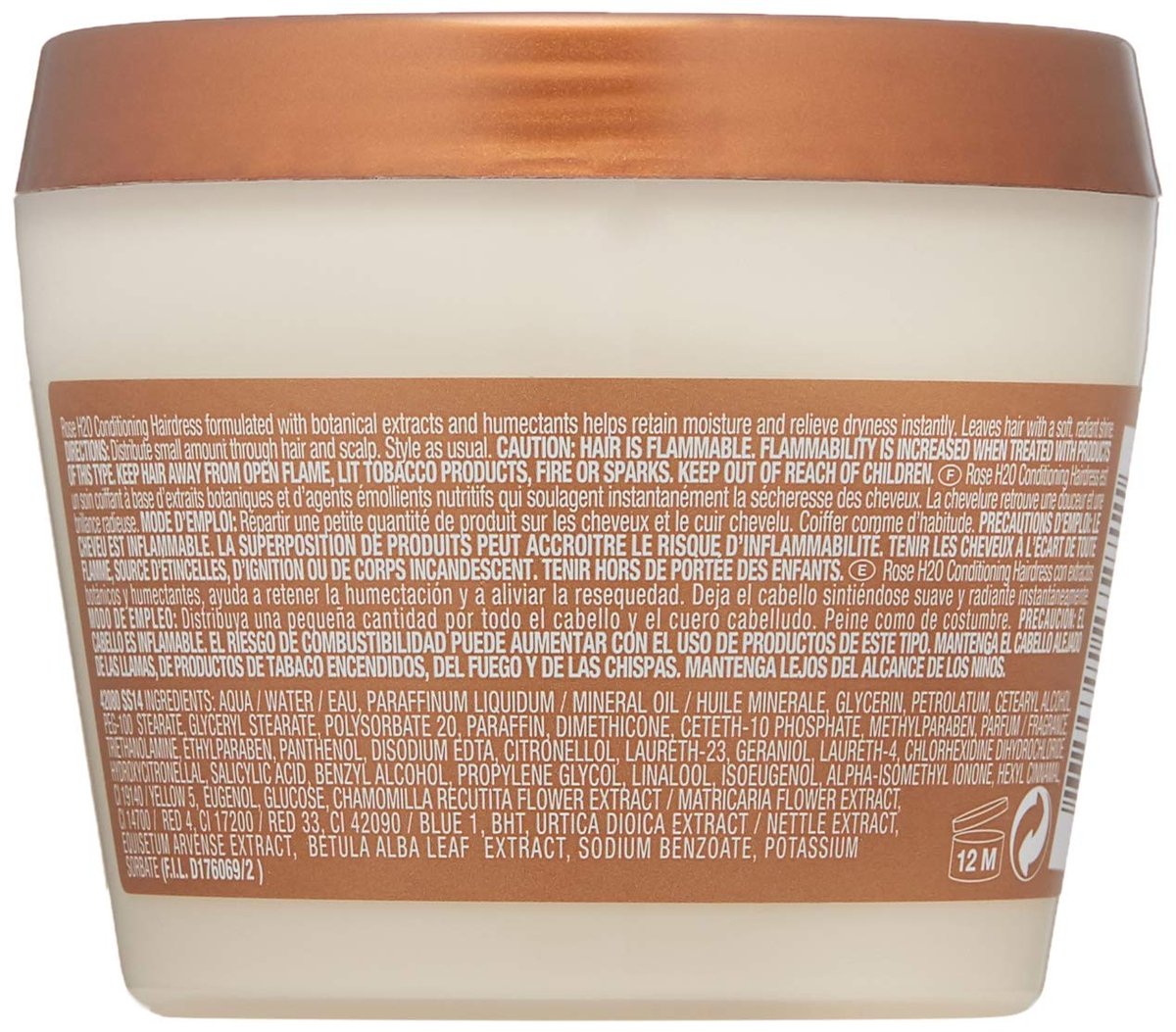 Mizani Rose H2O Conditioning Hairdress - Soothe Itchy Scalp, 8 oz Avelisse