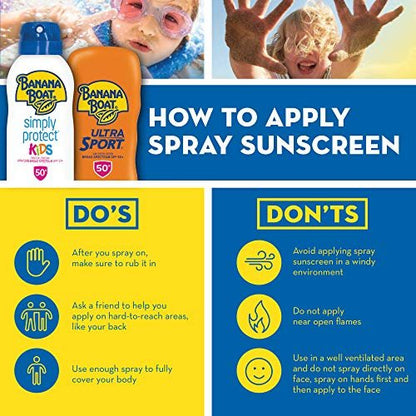Banana Boat Kids Max Protect & Play Lotion Sunscreen SPF 100 - 4 oz | High SPF, Water Resistant Sunblock for Children