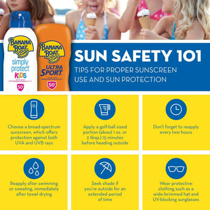 Banana Boat Kids Max Protect & Play Lotion Sunscreen SPF 100 - 4 oz | High SPF, Water Resistant Sunblock for Children
