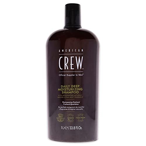 American Crew Daily Moisturizing Shampoo – 33.8 oz | Hydrating Formula for Men - görsel 2