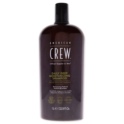 American Crew Daily Moisturizing Shampoo – 33.8 oz | Hydrating Formula for Men