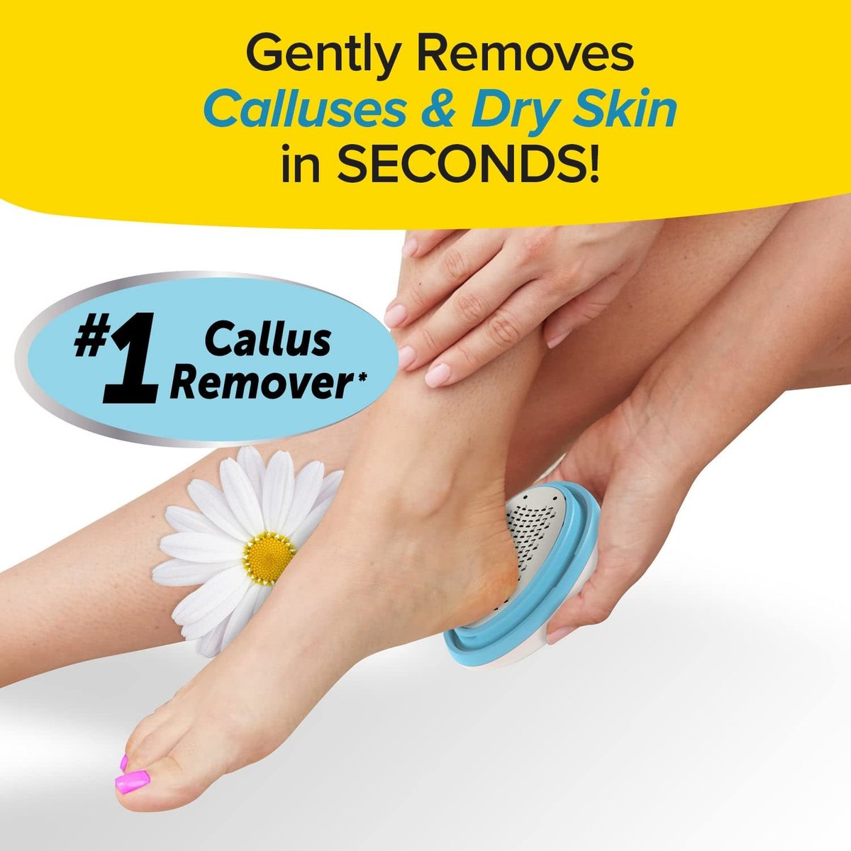 PedEgg Foot File – Mess-Free Callus Remover with Ergonomic Handle for Smooth, Soft Feet - görsel 2