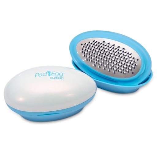 PedEgg Foot File – Mess-Free Callus Remover with Ergonomic Handle for Smooth, Soft Feet - görsel 1