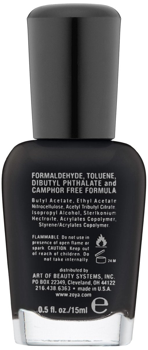 ZOYA Nail Polish in Raven - 0.5 fl oz - Long-Lasting, Vegan, and Cruelty-Free - görsel 3
