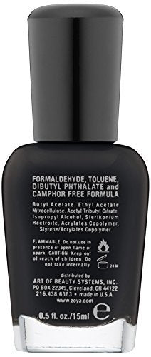 ZOYA Nail Polish in Raven - 0.5 fl oz - Long-Lasting, Vegan, and Cruelty-Free - görsel 4