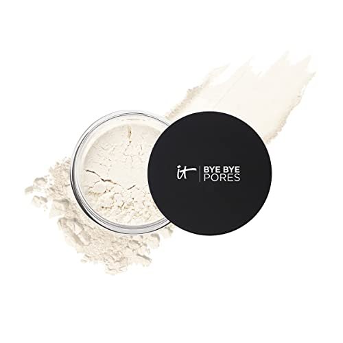 IT Cosmetics Bye Bye Pores Poreless Finish Loose Setting Powder – Translucent Blurring Face Powder with Peptides, Silk, Collagen & Antioxidants – 0.23 oz Avelisse