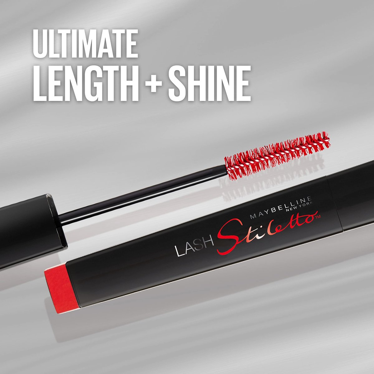 Maybelline Lash Stiletto Ultimate Length Washable Mascara - Very Black, 0.22 fl oz - görsel 7